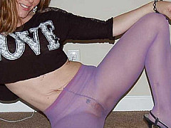 Pantyhose Posing